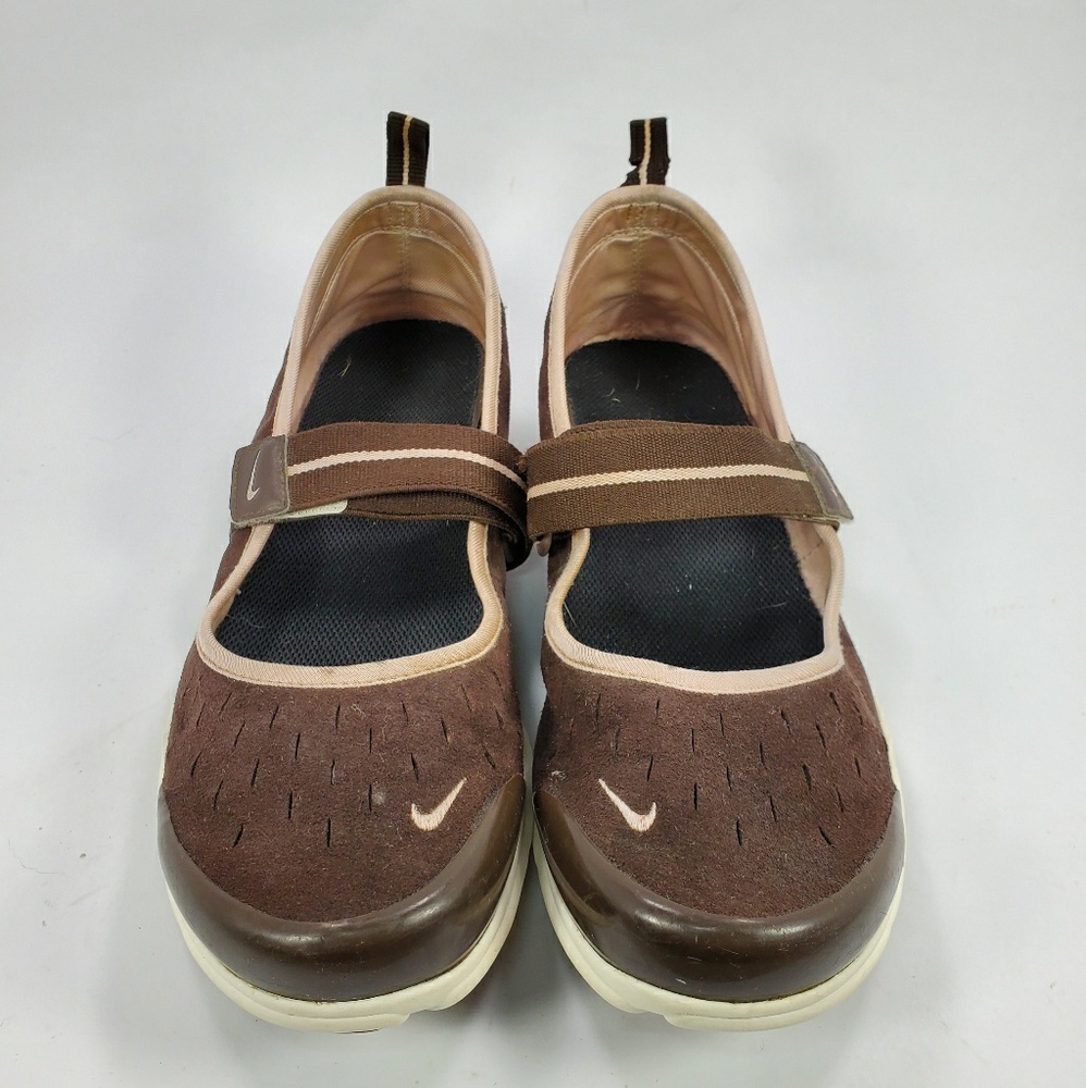 Nike Flats Mary Jane Brown Pink - Picture 2 of 7